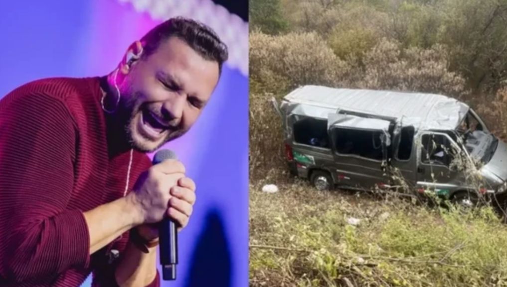 Acidente com cantor da banda Desejo de Menina deixa mulher morta e sete feridos em rodovia de Pernambuco